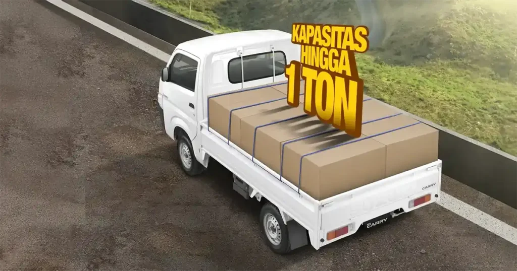 Daya angkut lebih besar suzuki carry pick up hingga 1 ton